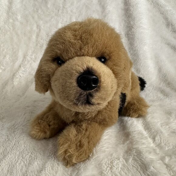 E & J Prima Classic Two German Shepherd Puppies Plush Realistic 8” Stuffed Dog - Picture 5 of 7